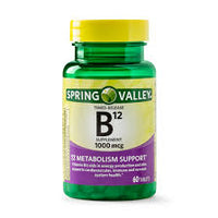 B-12 SPRING VALLEY 1000mg 60 TABLETS-MCI