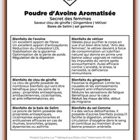 Poudre d’avoine Aromatisée 30g DLC: MAR25