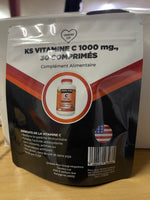 
              Vitamin C Kirkland  1000mg with Rosehips and Bioflaviniods (30 ct.) DLC:02/2025
            