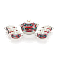 
              Almarjan 16 Pieces Fonon Collection Soup Set - 7645
            