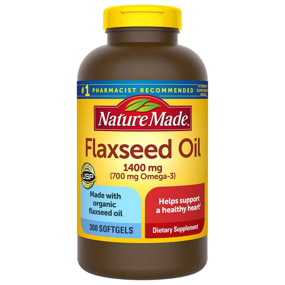 Nature Made Organic Flaxseed Oil 1400 mg - Omega DLC: AUG: 2026