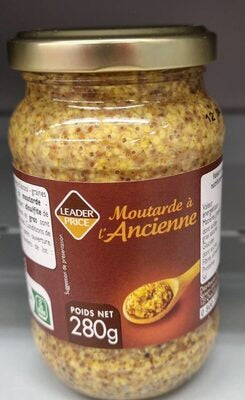 Moutarde a l'ancienne - Leader Price 280g DLC: 14-OCT24