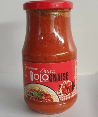 Sauce Bolognaise Leader Price 420g DLC: 31-DEC25