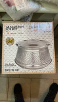 
              Almarjan 10000mL Harisa Collection Stainless Steel Hot Pot Silver - STS0292468
            