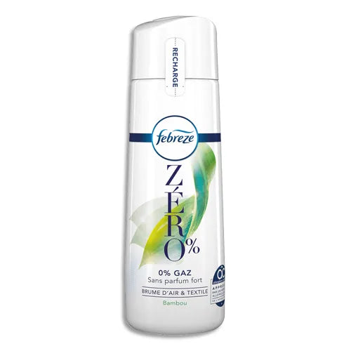 Febreze Recharge Désodorisant 300mL Air & Textile - Zero - Bambou