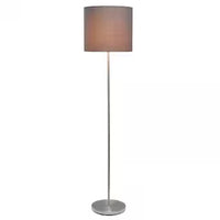 
              Simple Designs LF2004-GRY Floor Lamp, Gray
            