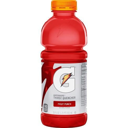 Gatorade 20-fl oz Fruit Punch Sports Drink (591 mL) DLC: Dec2024
