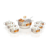 
              Almarjan 16 Pieces Fonon Collection Soup Set - 1627
            