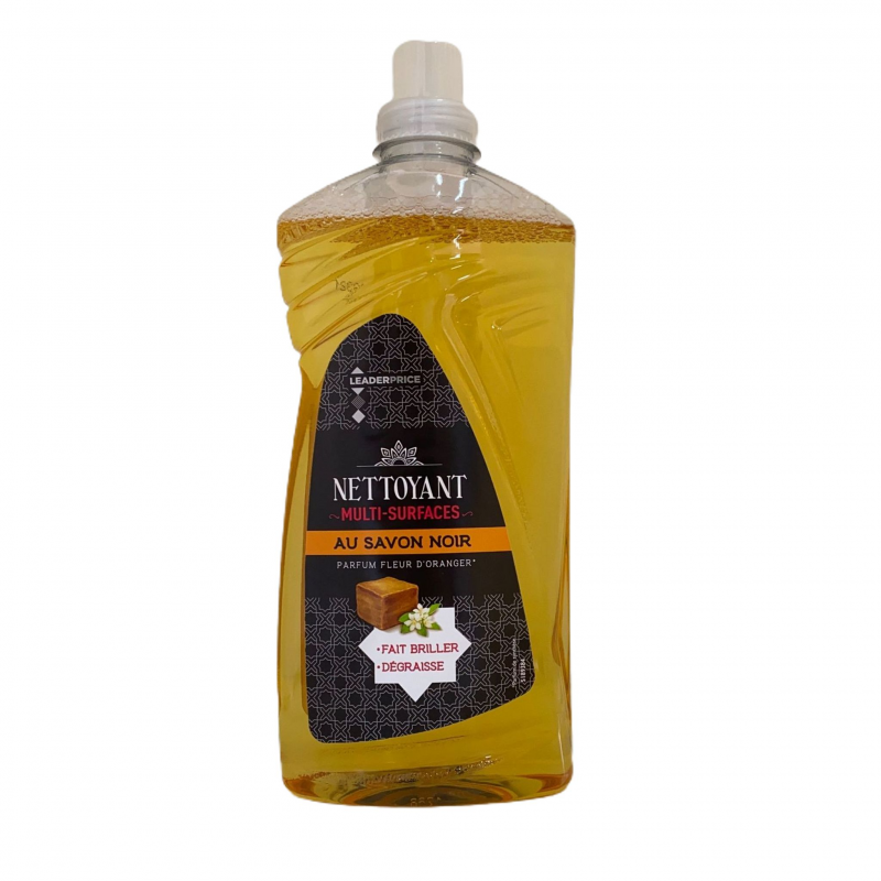 Leader Price Nettoyant multi-surfaces au savon noir 1,25L