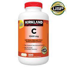 Vitamin C kirkland signature 1000mg -DLC : 10/2028