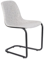 
              Chaise cantilever Thirsty - Gris clair
            