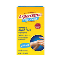 Aspercreme® 4% Strength Lidocaine Cream 2.7 oz. DLC: 08/2024 MCI