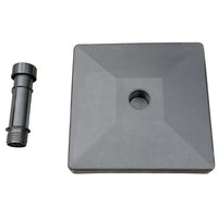 
              Square Heavy Duty Concrete Patio Umbrella Base, Black
            