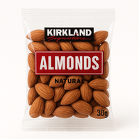 kirkland almonds 30g transparent sachet