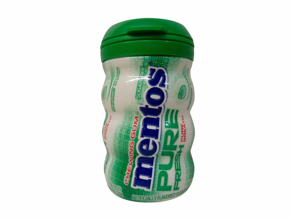 Mentos Pure Fresh Spearmint Sugar-Free Gum - 50ct DLC: Mai25