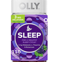 OLLY Restful Sleep Gummies, Blackberry, 110 ct.