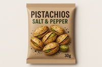 
              pistachios salt & pepper 30g sachet
            