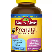 Nature Made Prenatal + DHA, 200mg Softgels (150 ct.)02/2027