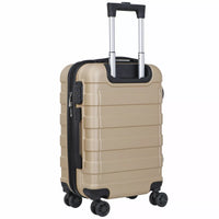 
              21" Travel Carry-on Luggage Trolley Wheeled Suitcase Hardside Luggage Set
            