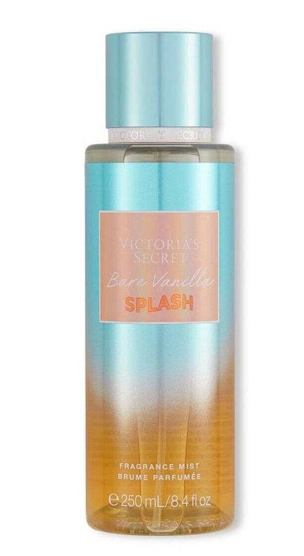 VICTORIA'S SECRET *BARE VANILLA SPLASH* PARFUM MIST SPRAY 8.4 FL OZ NEUF