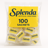 splenda 100 sachets packs in transparent sachets