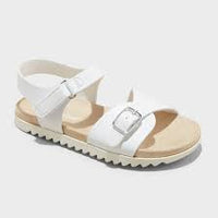 Toddler Girls' Shaelyn Footbed Sandals - Cat & Jackâ„¢ White 12T