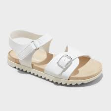 Toddler Girls' Shaelyn Footbed Sandals - Cat & Jackâ„¢ White 12T