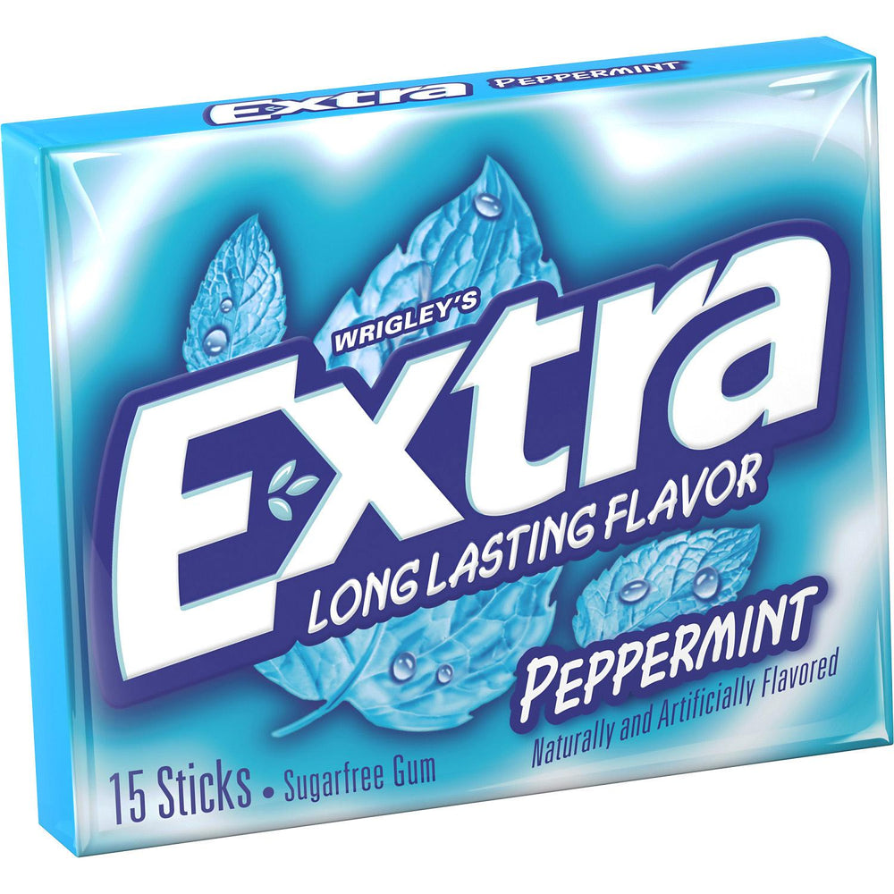 Extra Peppermint Sugar-Free Gum 15 ct DLC: 04-FEV24