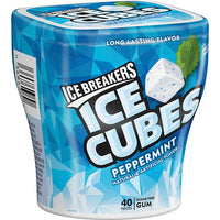 Ice Breakers Ice Cubes Gum Peppermint 40 ct