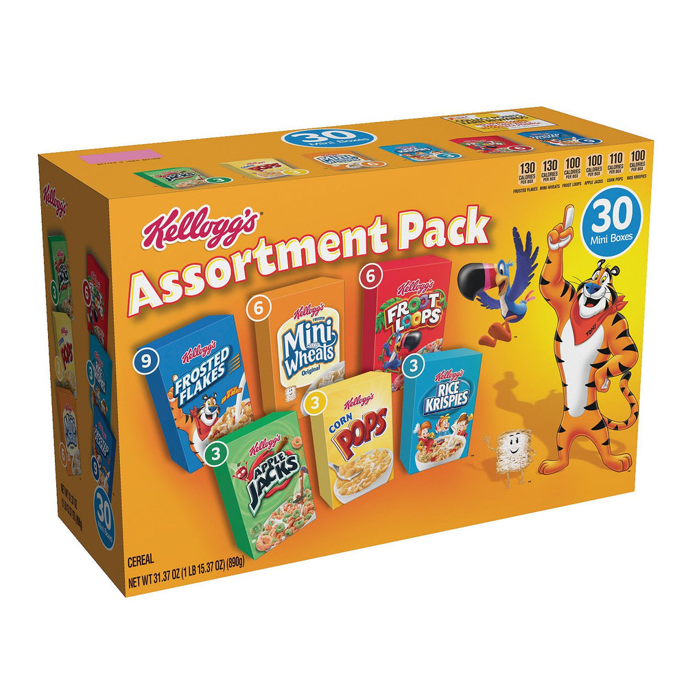 Kellogg's Jumbo Assortment Pack 32.7 oz.
