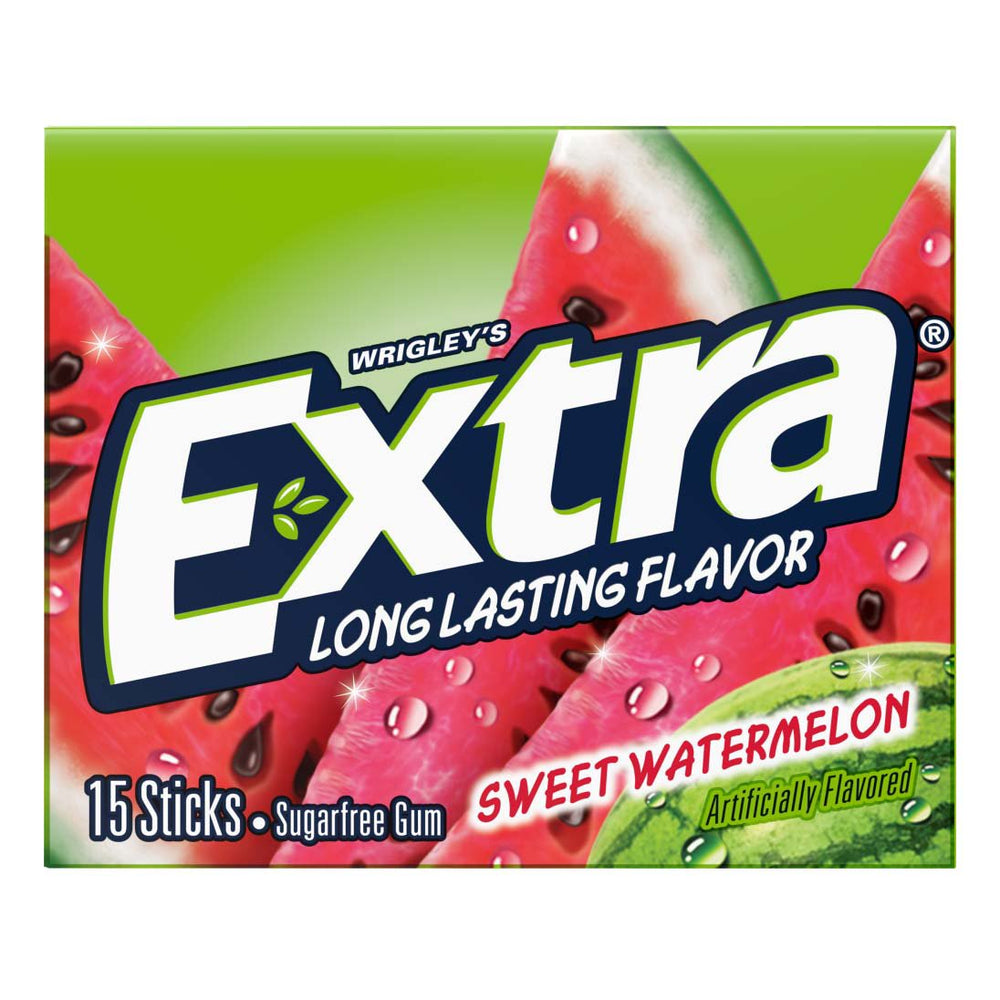 Extra Sweet Watermelon Sugar Free Chewing Gum(15ct) DLC:24-SEP-22