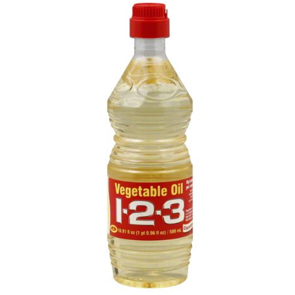 123 Vegetable Oil 16.9 Oz / 500 Ml Cholesterol Free