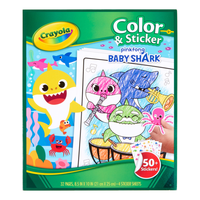 Crayola Baby Shark Color & Sticker Book