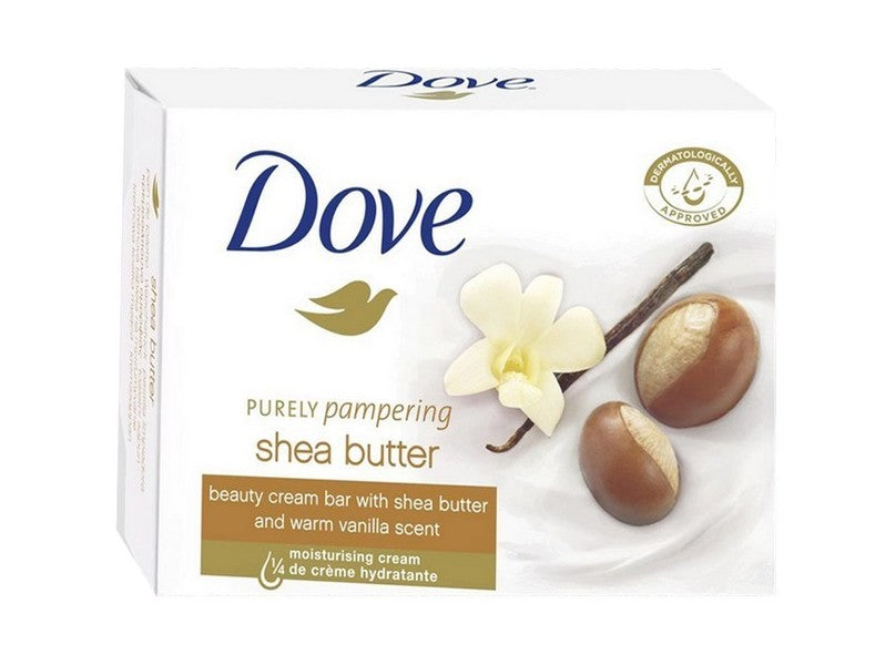 100Gm Dove Bar Soap Shea Butter  4Pk DLC: JAN24