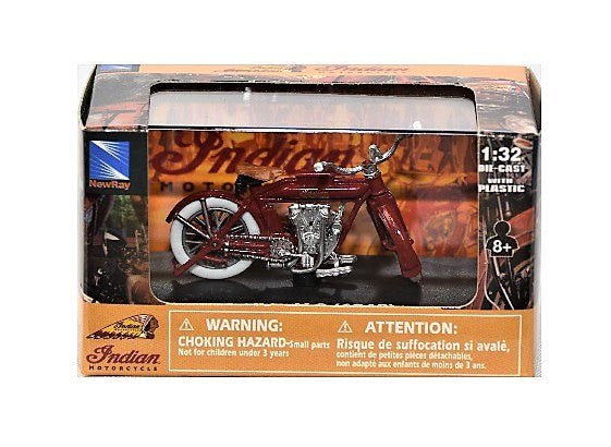 New Ray Indian Motorcycle Indian V-2 (1912) in Red