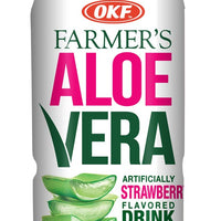 Farmers Aloe Drink Strawberry 16.9Oz/500 mL DLC: 02/DEC/2021
