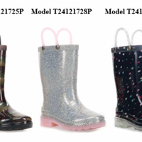 Toddler Girls' Western Chief Alia Glitter Light-Up Rain Boots