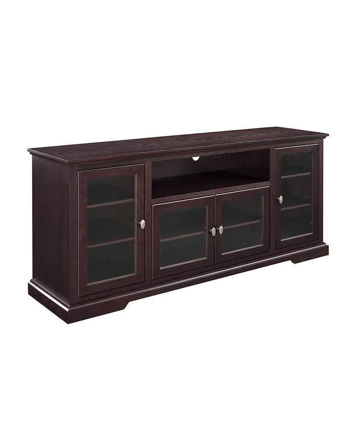 180cm Wood Highboy Tv Media Stand Storage Console - Espresso