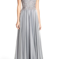 Nordstrom Embellished Lace & Satin Ballgown - 26 / M