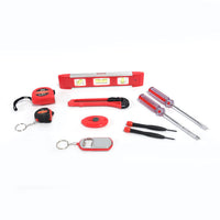 10 PC Gift Set, Screwdrivers, Measuring Tape, Torpedo Level and More!