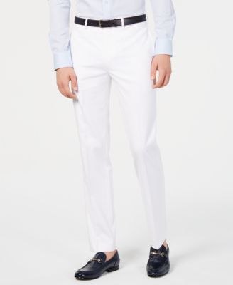 Calvin Klein Mens Slim-F 33X32 WHITE