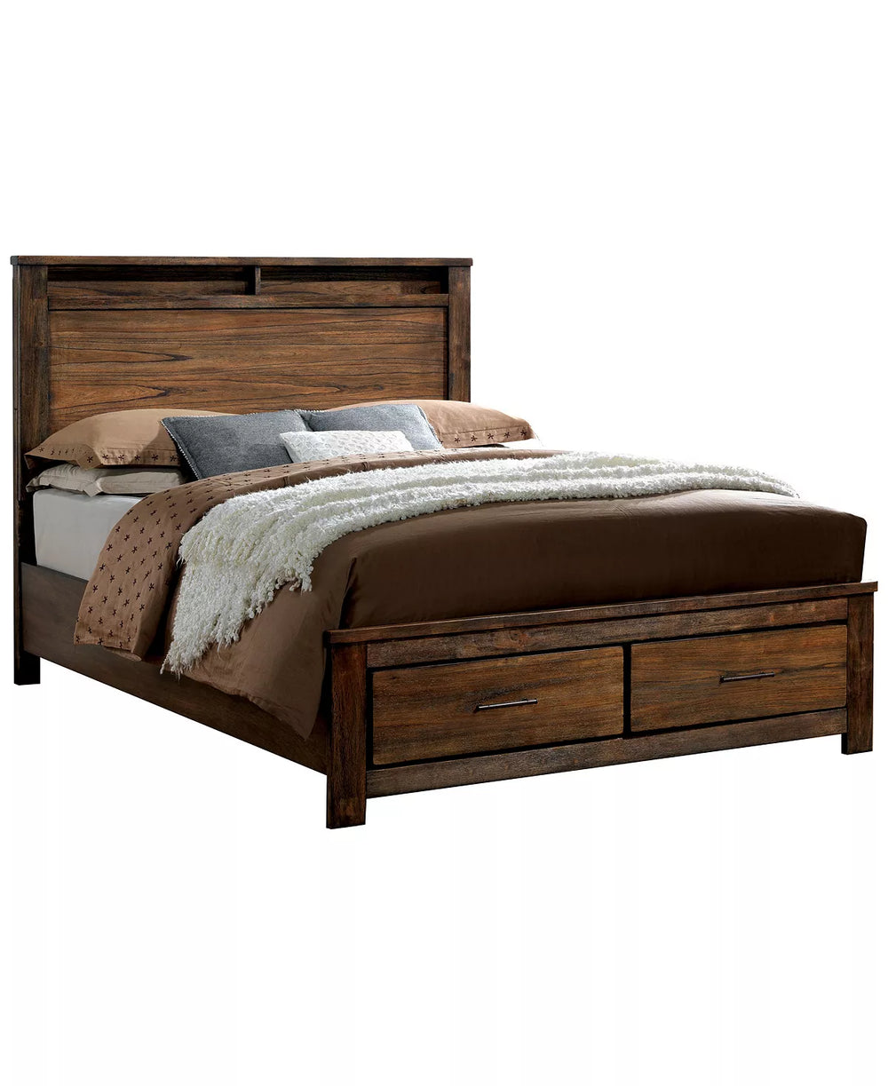 2 places Gilbert Queen Platform Storage Bed