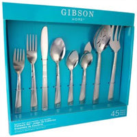 Gibson Home Astonshire 45 Piece Flatware S Silver-Tone NO SIZE