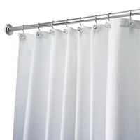 Carlton Woven Shower Curtain - White
