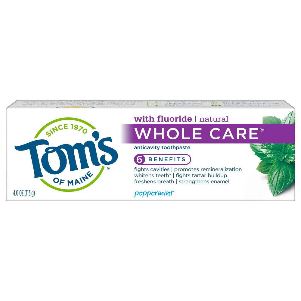 Tom's of Maine Whole Care Peppermint - 4oz