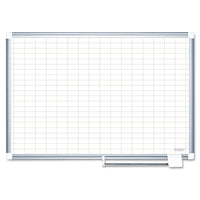 Board Plnr 72X48 Grid Wh