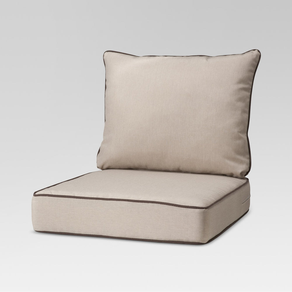 Rolston 2pc Outdoor Seat & Back Replacement Chair/