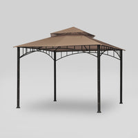 Madaga 10' x 10' Dark Olive Gazebo - Threshold