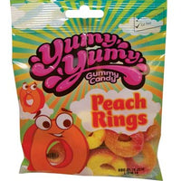 Yumy Yumy Gummies 4.5 Oz Peach Rings