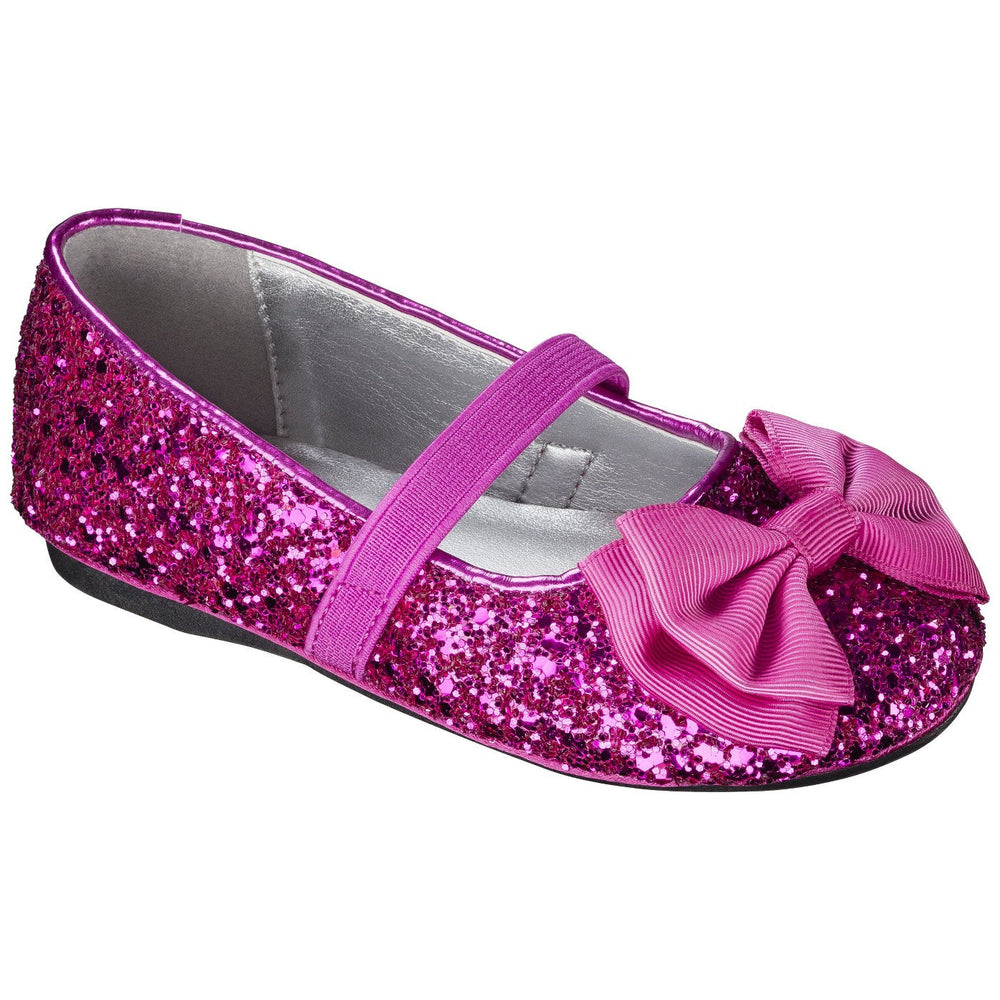 Toddler Girl's Jayna Glitter Ballet Flat - Bright